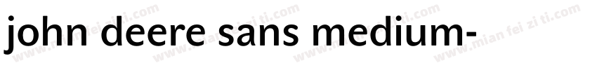john deere sans medium字体转换